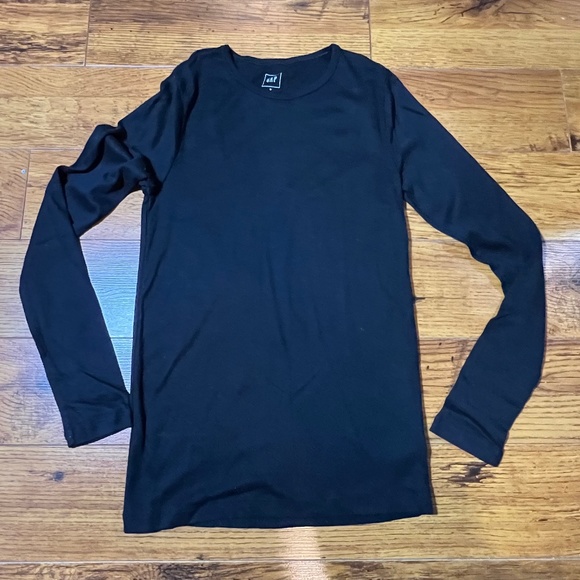 GAP Long Sleeve True Black shirt - Size M - Mod Crew - Picture 1 of 4